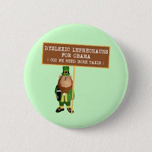 Parodie dislektischer AntiObama Button