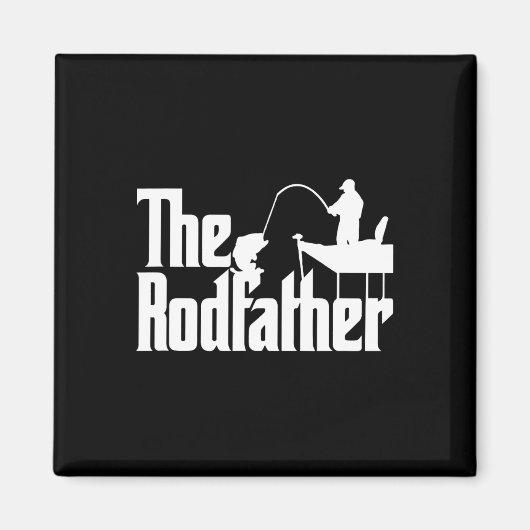 Parodie für die Fischerei (der Rod-Vater) Magnet (Vorne)