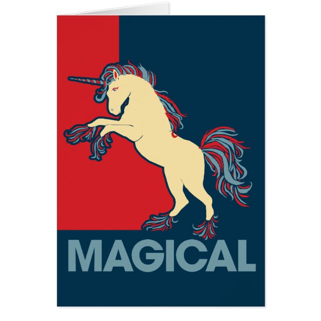 Parodie für magische Unicorn-Logos (Vorne)