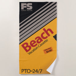 Parodie-Leer-VHS 'Bild perfekt' Urlaub Strand Strandtuch