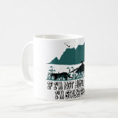 Parodie-Pumajäger Kaffeetasse (Vorderseite Links)