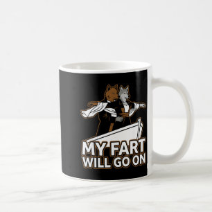 Parodie wird Alpha Humor Wolf Titanic losfahren Fu Kaffeetasse