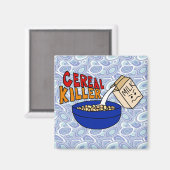 Parody Cereal Killer Breakfast Food Spaß Magnet (Vorderseite/Rückseite)