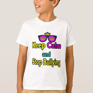 Parody-Hipster Behielt Ruhe und stoppte Schikanen T-Shirt