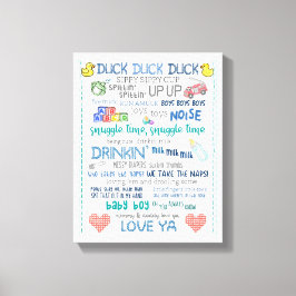 Parody Kinderzimmer Art Baby Boy Jay Stille Bob So Leinwanddruck