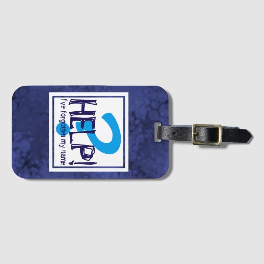 Parody Monogram Gepäckanhänger (Vorderseite (Horizontal))