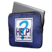 Parody Monogram Laptopschutzhülle (Vorderseite Links)