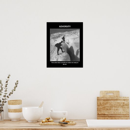 Parody, was mich nicht umbringt, macht mich stärke poster (Küche)