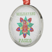 Parol, Jeepney Balikbayan Box Ornament Aus Metall (Links)