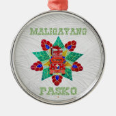 Parol, Jeepney Balikbayan Box Ornament Aus Metall (Vorne)