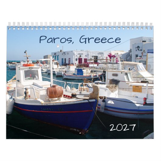 Paros 2027 Griechischer Inselkalender Kalender (Titelbild)