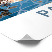 Paros Greece Travel Print Poster (Ecke)