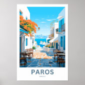 Paros Greece Travel Print Poster (Vorne)