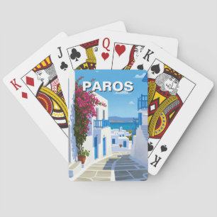 Paros Griechenland Insel Reise Spielkarten