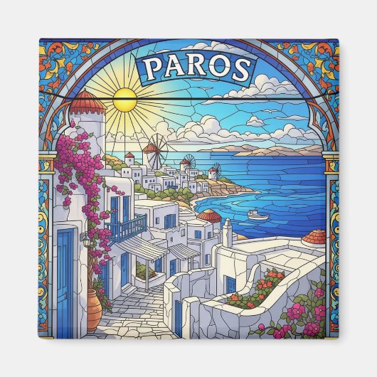 Paros Griechenland Inseln Reise Magnet (Vorne)