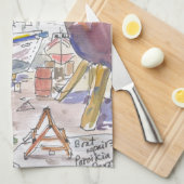 Paros Griechenland Küchentuch (Viertel Falte)