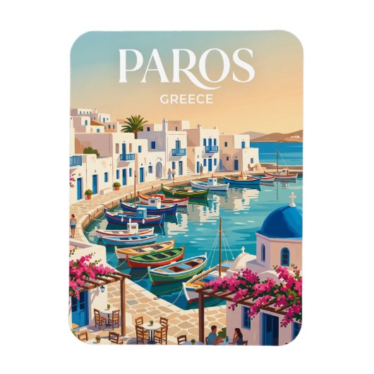 Paros Griechenland Magnet (Vertikal)