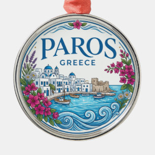 Paros Griechenland Ornament Aus Metall