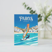 Paros Griechenland Postkarte (Stehend Vorderseite)