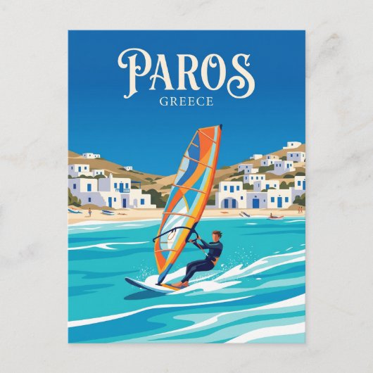 Paros Griechenland Postkarte (Vorderseite)