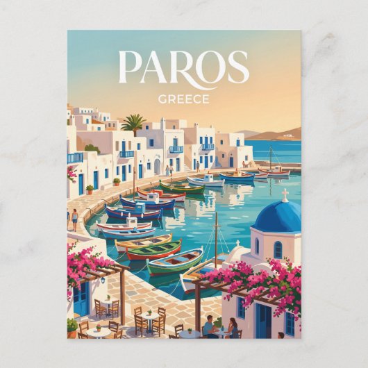 Paros Griechenland Postkarte (Vorderseite)