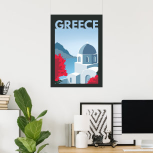 Paros Griechenland Reisen Art Vintage Poster