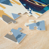 Paros Griechenland Reisen Kunst Vintag Puzzle (Seite)