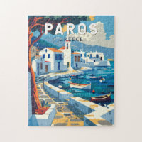 Paros Griechenland Reisen Kunst Vintag