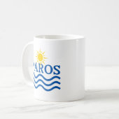 PAROS Griechenland, Sun Waves Kaffeetasse (Vorderseite Links)