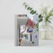 Paros Parikia Sommerallee Postkarte (Stehend Vorderseite)