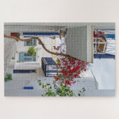 Paros Parikia Summer Alley Puzzle (Horizontal)