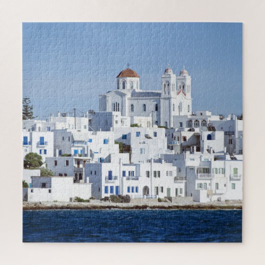 Paros Village Naoussa Island View Puzzle (Vertikal)