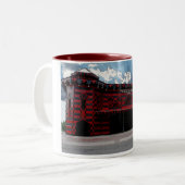 Parque de Bombas de Ponce Zweifarbige Tasse (Vorderseite Links)