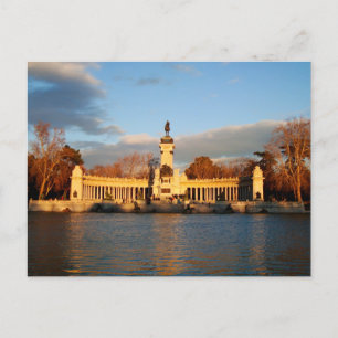 Parque de El Retiro, Madrid, Spanien Postkarte