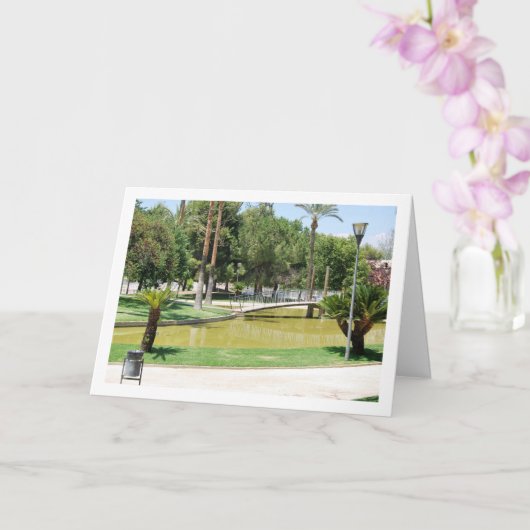 Parque de la Bombilla, Lliria, Valencia, Spanien Karte (Orchidee)