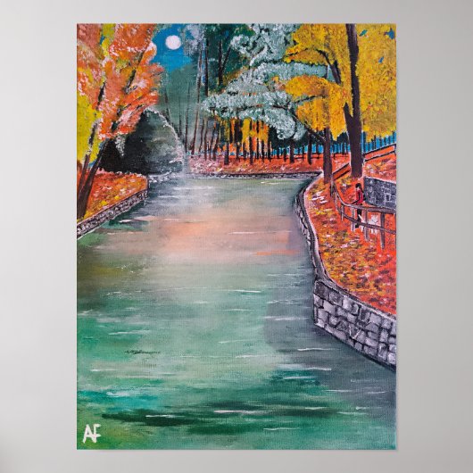Parque de San Vicente Malerei von Alfred Fox Poster (Vorne)