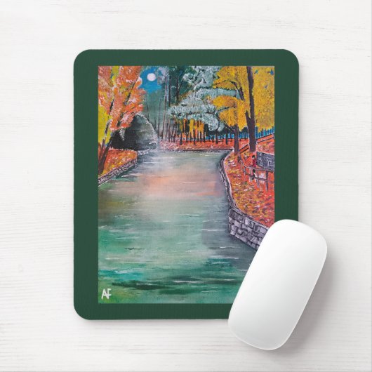 Parque de San Vicente Painting by Alfred Fox Mousepad (Mit Mouse)