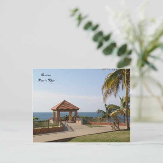 Parque del Faro Rincon Puerto Rico Postkarte (Stehend Vorderseite)