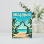 Parque Los Fundadores Mexiko Postkarte (Stehend Vorderseite)