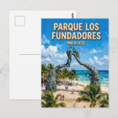 Parque Los Fundadores Mexiko Postkarte (Vorne/Hinten)