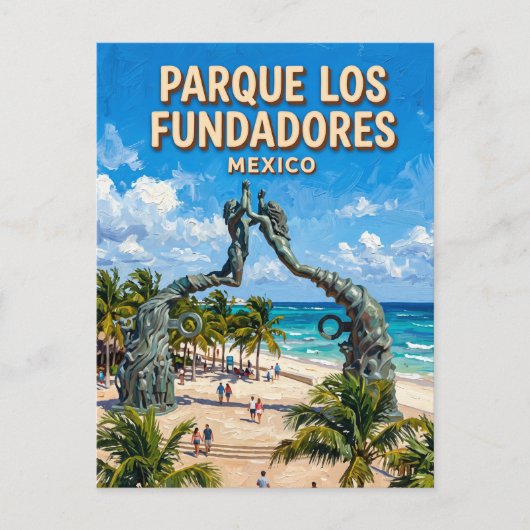 Parque Los Fundadores Mexiko Postkarte (Vorderseite)