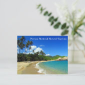 Parque nacional Natural tayrona Postkarte (Stehend Vorderseite)