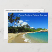 Parque nacional Natural tayrona Postkarte (Vorne/Hinten)