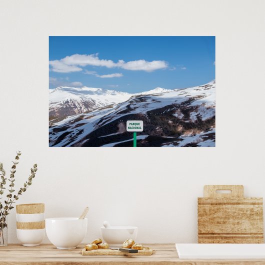 Parque Nacional Sierra Nevada Poster (Küche)
