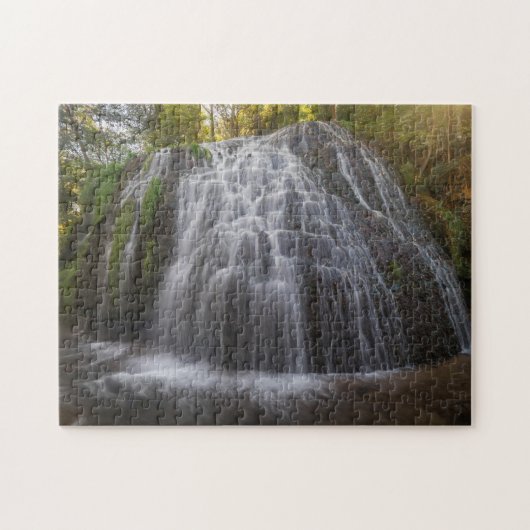 Parque Natural Del Monasterio - Wasserfall Puzzle (Horizontal)