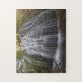 Parque Natural Del Monasterio - Wasserfall Puzzle (Vertikal)
