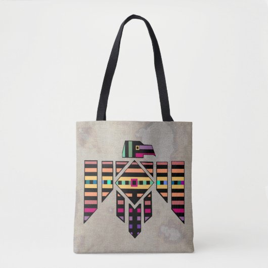 Parquet Thunderbird Allover-Tasche Tasche (Vorderseite)