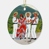 Parranda Jíbara Keramik Ornament (Links)