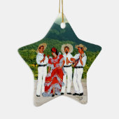 Parranda Jíbara Keramikornament (Rechts)