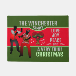 PARRANDEROS mit einem sehr Trini Weihnachten Fußmatte